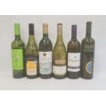 Small selection of white wines including 2005 Chileno Sauvignon Blanc, 2014 Pinot Grigio, etc (6)