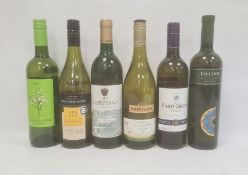 Small selection of white wines including 2005 Chileno Sauvignon Blanc, 2014 Pinot Grigio, etc (6)