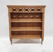 Pine wall-hanging shelving unit