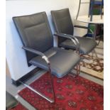 Pair of Dauphin office chairs (2)