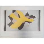 After Georges Braque 'L'Oiseau et son ombre II', Bird and his shadow print edition Hazan Paris 1989