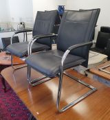 Pair of Dauphin office chairs (2)