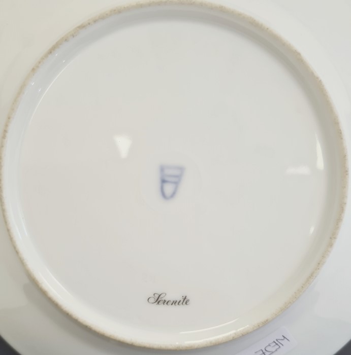 Modern Vienna porcelain cabinet plate decorated with a central figure of a lady within a elaborate - Image 4 of 4