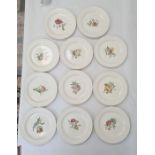 11 Wedgwood US Military Academy West Point, New York 'From US to New York' pottery plates, views