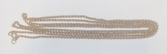 Gold coloured, unmarked guard chain 27.7 g