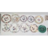 Collection of Staffordshire ironstone pottery and porcelain, early to late 19th century, printed and