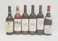 Collection of French (mainly red) wines including three bottles 1995 Chateau de la Jaubertie