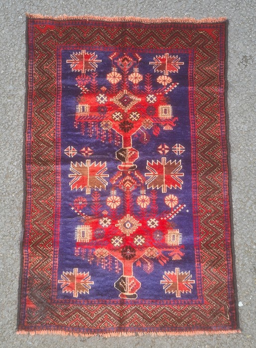 Old Baluchi rug, 125cm x 85cm