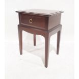 Stag Minstrel single drawer bedside chest