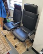 Two Dauphin office chairs (2)