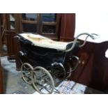 Vintage Silver Cross pram with removable footwell to accommodate two children