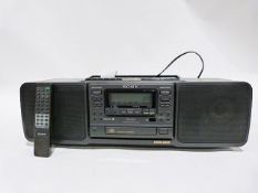 Sony portable radio/cassette player