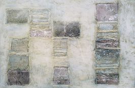 Brenda Herth  Mixed media "Mineral Elements", limited edition, signed in pencil and titled in the