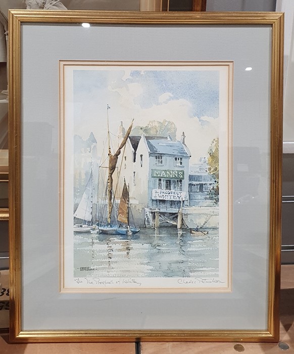 Charles Patrickson Limited edition signed print The Prospect of Whitby and two other prints - Image 2 of 4