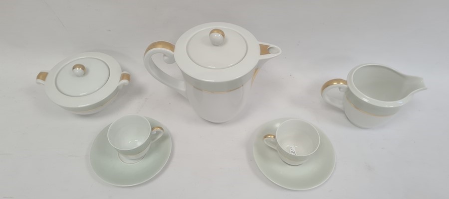 Limoges 'A.Vignaud' part tea and coffee service including a coffee pot and cover, a two-handled - Image 4 of 4