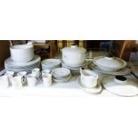 Royal Doulton 'Morning Star' part dinner service comprising 12 dinner plates, 12 bowls, 12 side