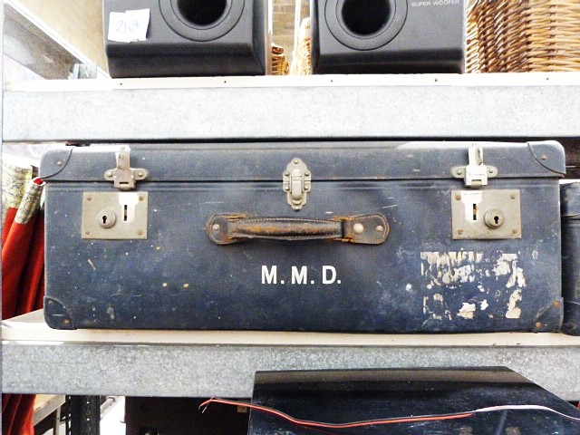 Two vintage suitcases