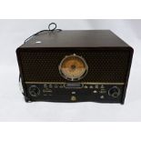 Vintage style compact disc player with radio and USB turntable, with Insignia GPO