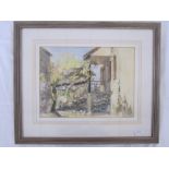 Peter Roddis  Limited edition print "Wisteria at le Bouleve, Lot", titled and dated 1986 verso, 26cm