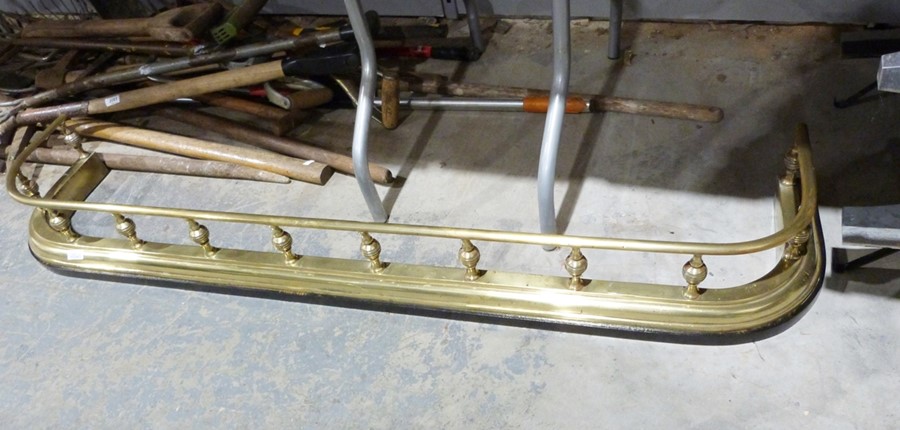 Brass fire curb