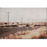 Photographic print titled 'Country Road' and signed indistinctly in pencil 'Martin(?)', 48cm x 70cm