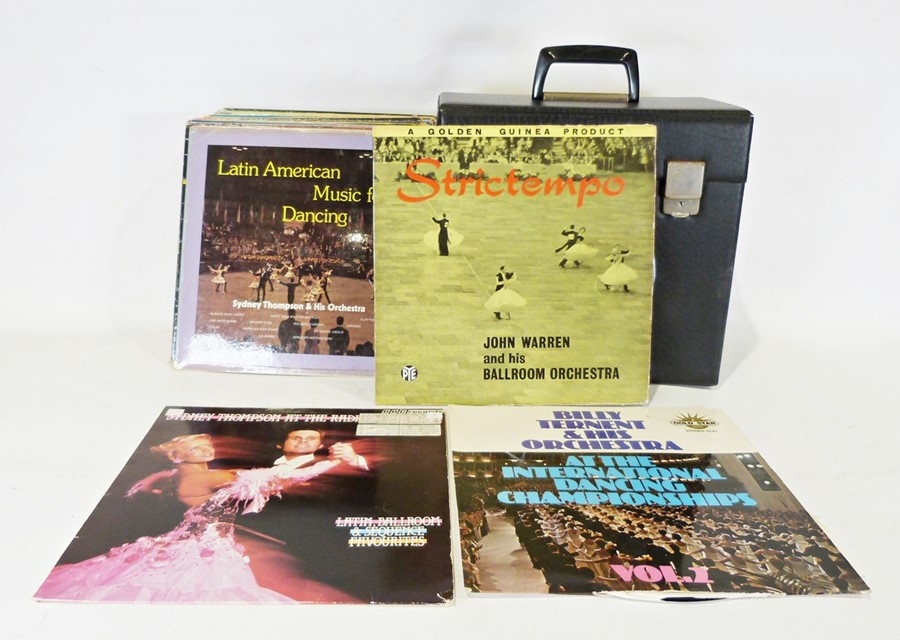 Quantity of LP records, mainly classical and some big band records