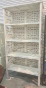 20th century white painted shabby chic style shelving unit in the Oriental taste, carved and pierced