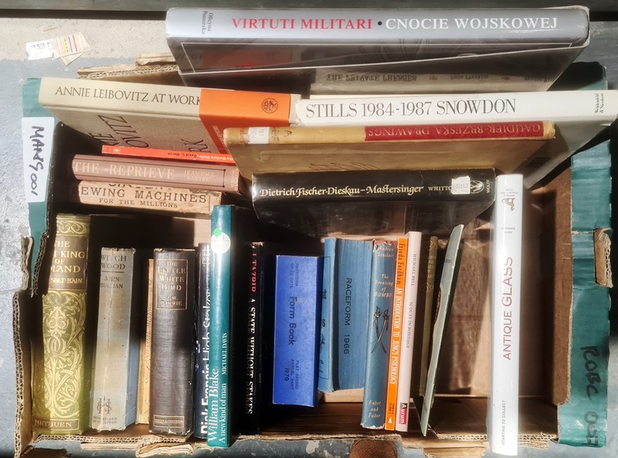 Assorted vols - on various subject, Opera , Music, Fiction, Photography,  Parson's Directory and