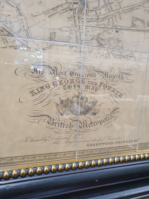 **** WITHDRAWN ***** Reproduction C & J Greenwood  'Map of London from an actual survey made in - Image 4 of 24