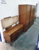 20th century two-door wardrobe, dressing table and further wardrobe by Remploy (3)