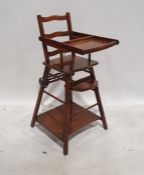 Vintage child's metamorphic high chair