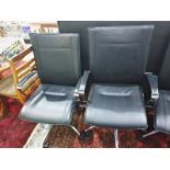 Two Dauphin office swivel chairs (2)