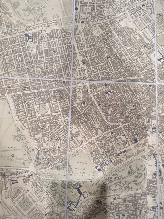 **** WITHDRAWN ***** Reproduction C & J Greenwood  'Map of London from an actual survey made in - Image 17 of 24