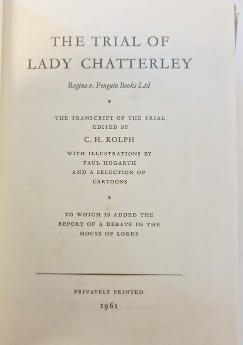 Lawrence, D H  "The First Lady Chatterley", Dial Press, New York 1944, green cloth with blindstamped - Image 8 of 15