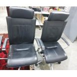 Two Dauphin office swivel chairs (2)