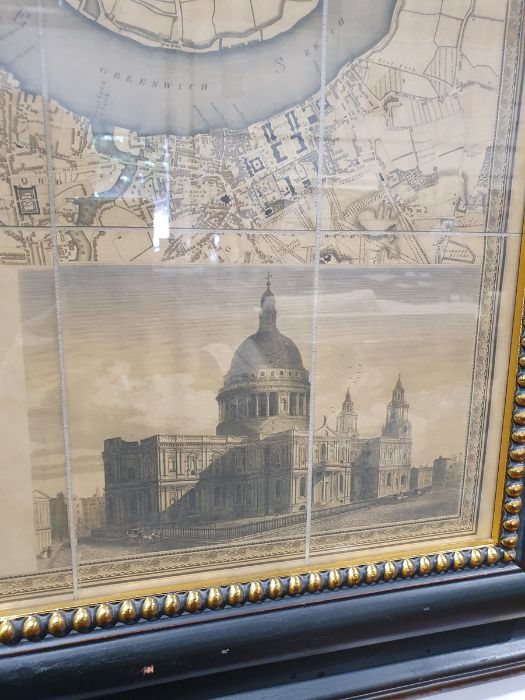 **** WITHDRAWN ***** Reproduction C & J Greenwood  'Map of London from an actual survey made in - Image 5 of 24