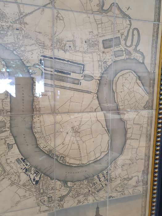 **** WITHDRAWN ***** Reproduction C & J Greenwood  'Map of London from an actual survey made in - Image 6 of 24