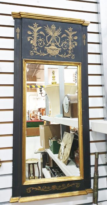 Rectangular mirror in painted frame, 93cm x 42.5cm Condition ReportThe style is 19th century however