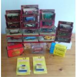 Collection of 26 boxed diecast vehicles by Matchbox, including some unopened and limited edition