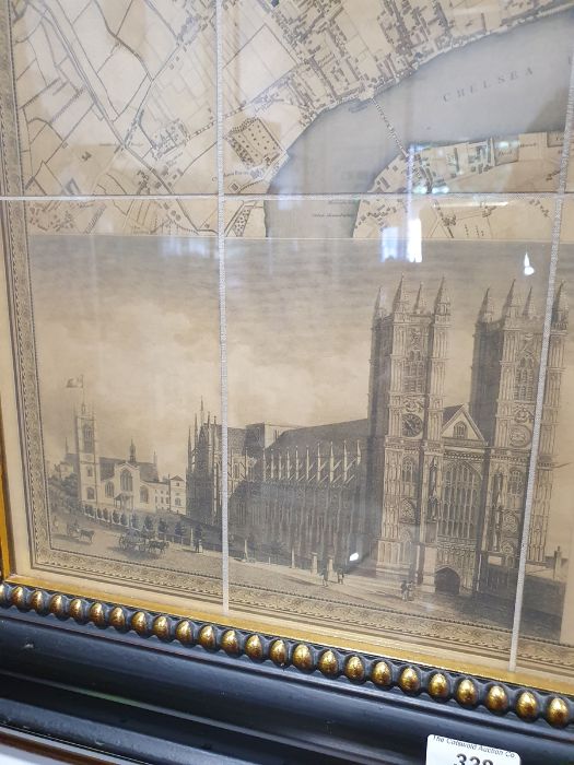 **** WITHDRAWN ***** Reproduction C & J Greenwood  'Map of London from an actual survey made in - Image 7 of 24