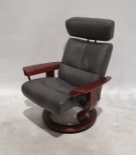 Ekornes reclining chair  Condition Report Some minor black marks, a few scuffs. Some scratches to