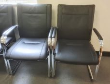 Two Dauphin office chairs (2)