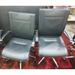 Two Dauphin office swivel chairs (2)