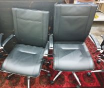 Two Dauphin office swivel chairs (2)