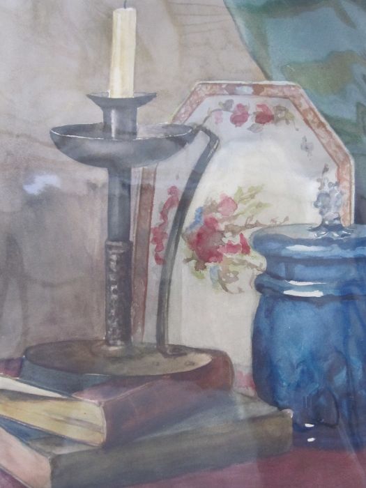 Frances Mary Towers (early 20th century school)  Watercolours Various still life studies, wine - Image 6 of 8