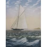 John McNulty Limited edition print  "Fresh Breeze", signed in the margin in pencil and no.173/350,