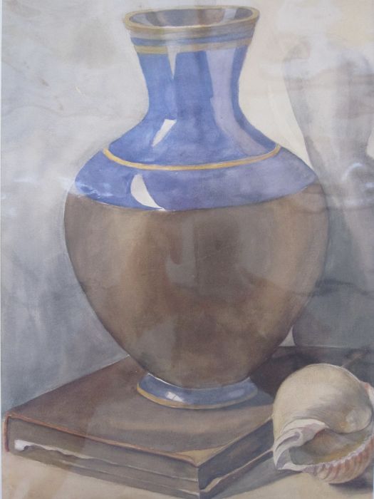 Frances Mary Towers (early 20th century school)  Watercolours Various still life studies, wine - Image 3 of 8