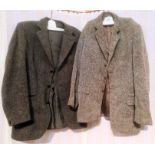 Assorted gentleman's vintage tweed coats and jackets (1 box)Condition ReportSizes vary between