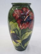 Moorcroft Amaryllis tapering vase, marked to base, 25.5cm high  Condition ReportTo naked eye