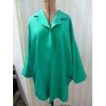 Green linen duster jacket, labelled Gail Hoppen